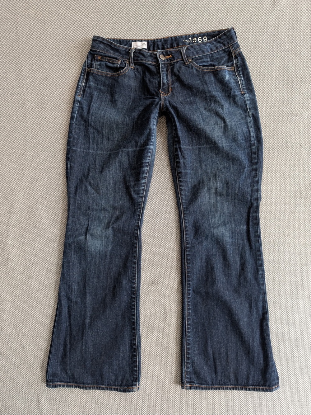Gap 1969 Curvy Dark Wash Bootcut Jeans 29S